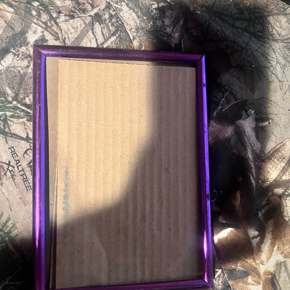 Metallic Purple Photo Frame - Picture 2 of 2